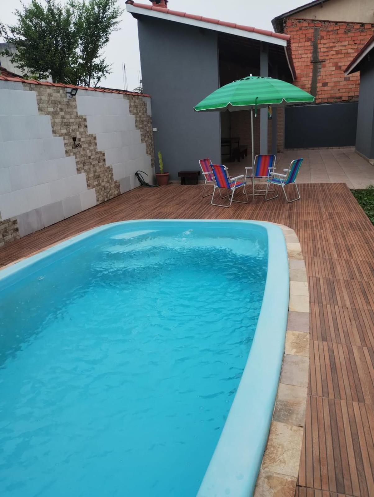 Casa Na Praia Com Piscina E Churrasqueira Itanhaém Zewnętrze zdjęcie