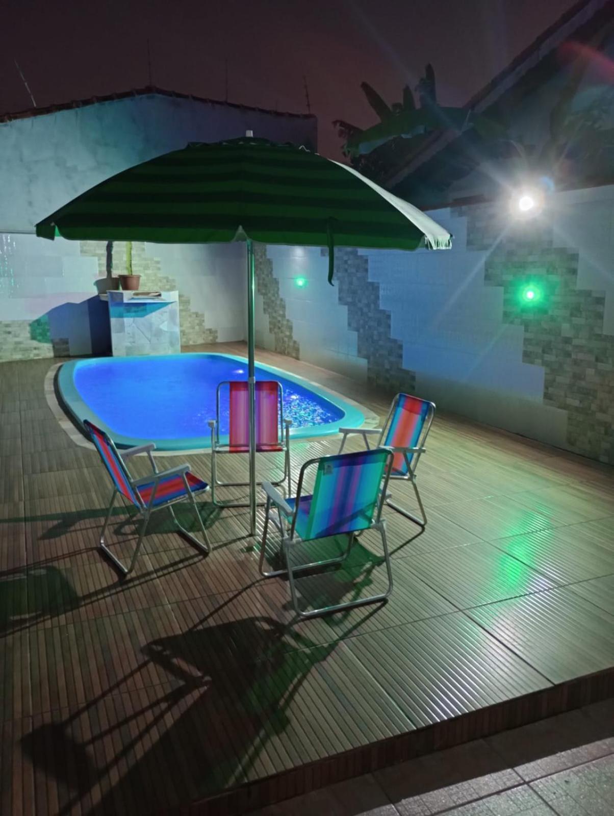 Casa Na Praia Com Piscina E Churrasqueira Itanhaém Zewnętrze zdjęcie